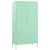 vidaXL Wardrobe Mint 35.4"x19.7"x70.9" Steel