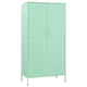 vidaXL Wardrobe Mint 35.4"x19.7"x70.9" Steel