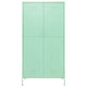 vidaXL Wardrobe Mint 35.4"x19.7"x70.9" Steel