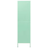 vidaXL Wardrobe Mint 35.4"x19.7"x70.9" Steel