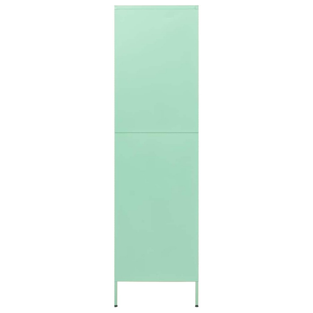 vidaXL Wardrobe Mint 35.4"x19.7"x70.9" Steel