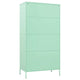 vidaXL Wardrobe Mint 35.4"x19.7"x70.9" Steel