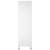 vidaXL Industrial Wardrobe White 35.4"x19.7"x70.9" Metal