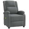 Greta Massage Recliner Chair | 5 Position | Adjustable Back | Gray Fabric