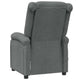 Greta Massage Recliner Chair | 5 Position | Adjustable Back | Gray Fabric