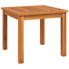 vidaXL Coffee Table 15.7"x15.7"x14.2" Solid Wood Acacia