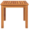 vidaXL Coffee Table 15.7"x15.7"x14.2" Solid Wood Acacia
