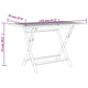 Goel Foldable Garden Table | Integrated Parasol Hole | Gray Teak Wood 47"