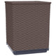 vidaXL Planters 2 pcs Brown 11.8"x11.8"x14.6" Polypropylene
