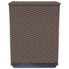 vidaXL Planters 2 pcs Brown 11.8"x11.8"x14.6" Polypropylene