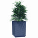 vidaXL Planters 4 pcs Blue Gray 11.8"x11.8"x14.6" Polypropylene