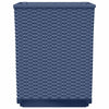 vidaXL Planters 4 pcs Blue Gray 11.8"x11.8"x14.6" Polypropylene
