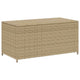 Jesse Garden Storage Box with Gas Lift Lid | Beige Woven PE Rattan 39"