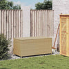 Jesse Garden Storage Box with Gas Lift Lid | Beige Woven PE Rattan 39"