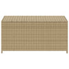 Jesse Garden Storage Box with Gas Lift Lid | Beige Woven PE Rattan 39"