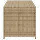 Jesse Garden Storage Box with Gas Lift Lid | Beige Woven PE Rattan 39"