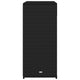 Joey Outdoor Storage Cabinet with Steel Frame | Black Poly Rattan 45"