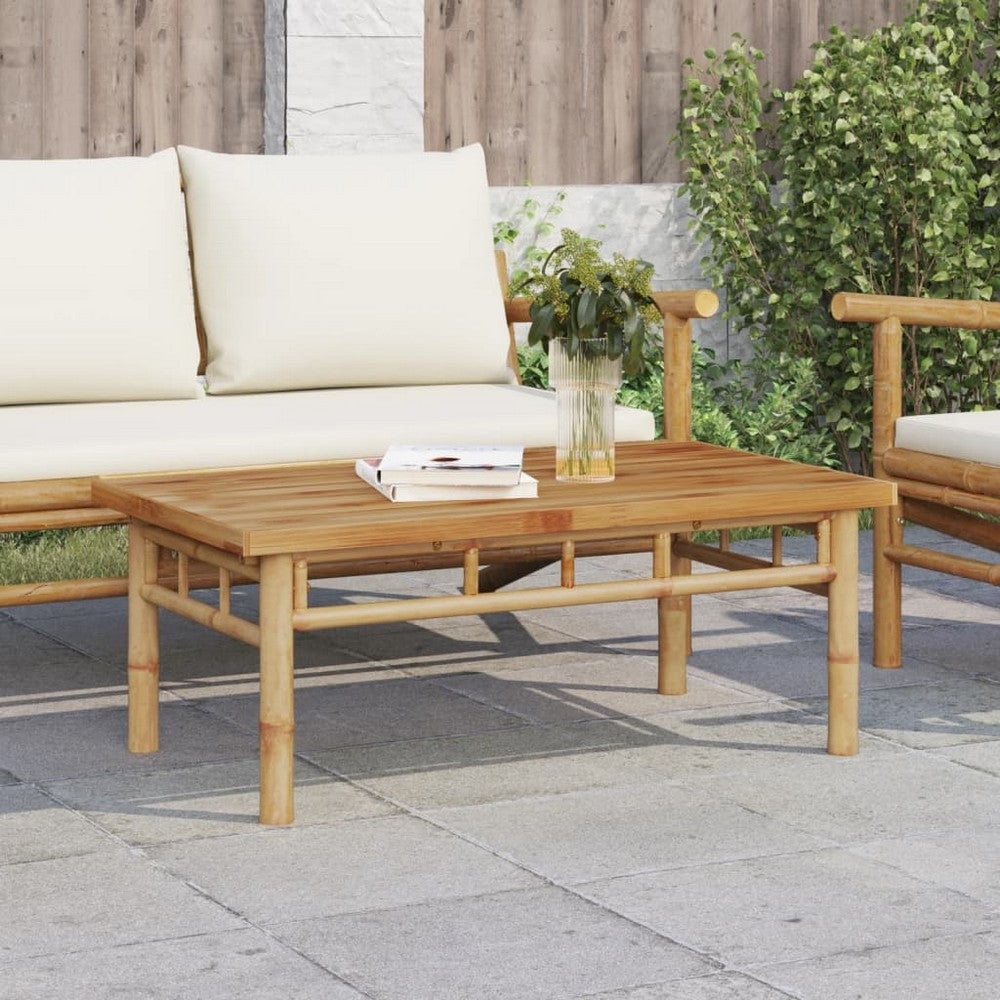 vidaXL Coffee Table 35.4"x19.7"x13.8" Bamboo