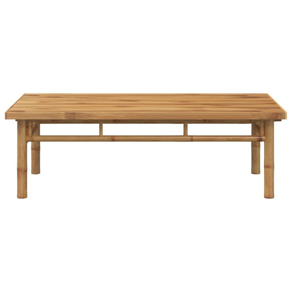 vidaXL Coffee Table 43.3"x21.7"x13.8" Bamboo