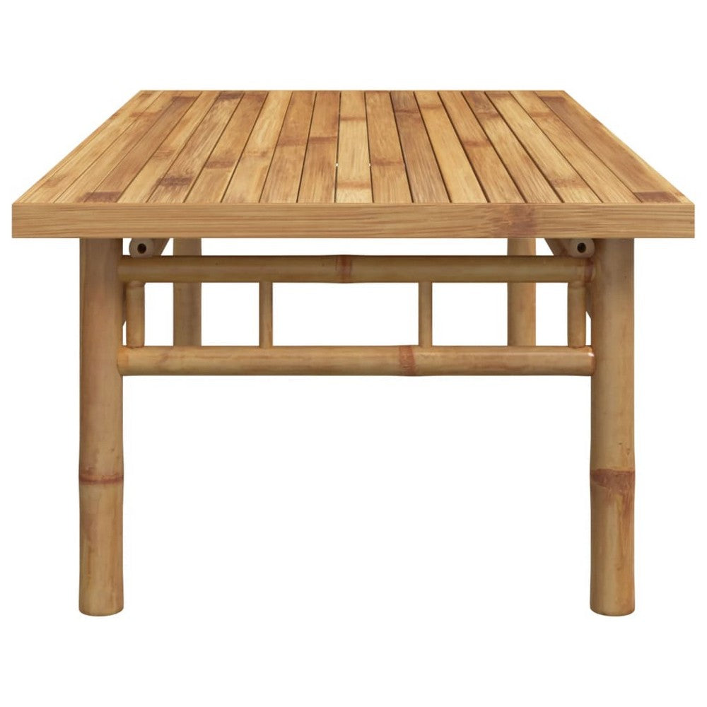 vidaXL Coffee Table 43.3"x21.7"x13.8" Bamboo