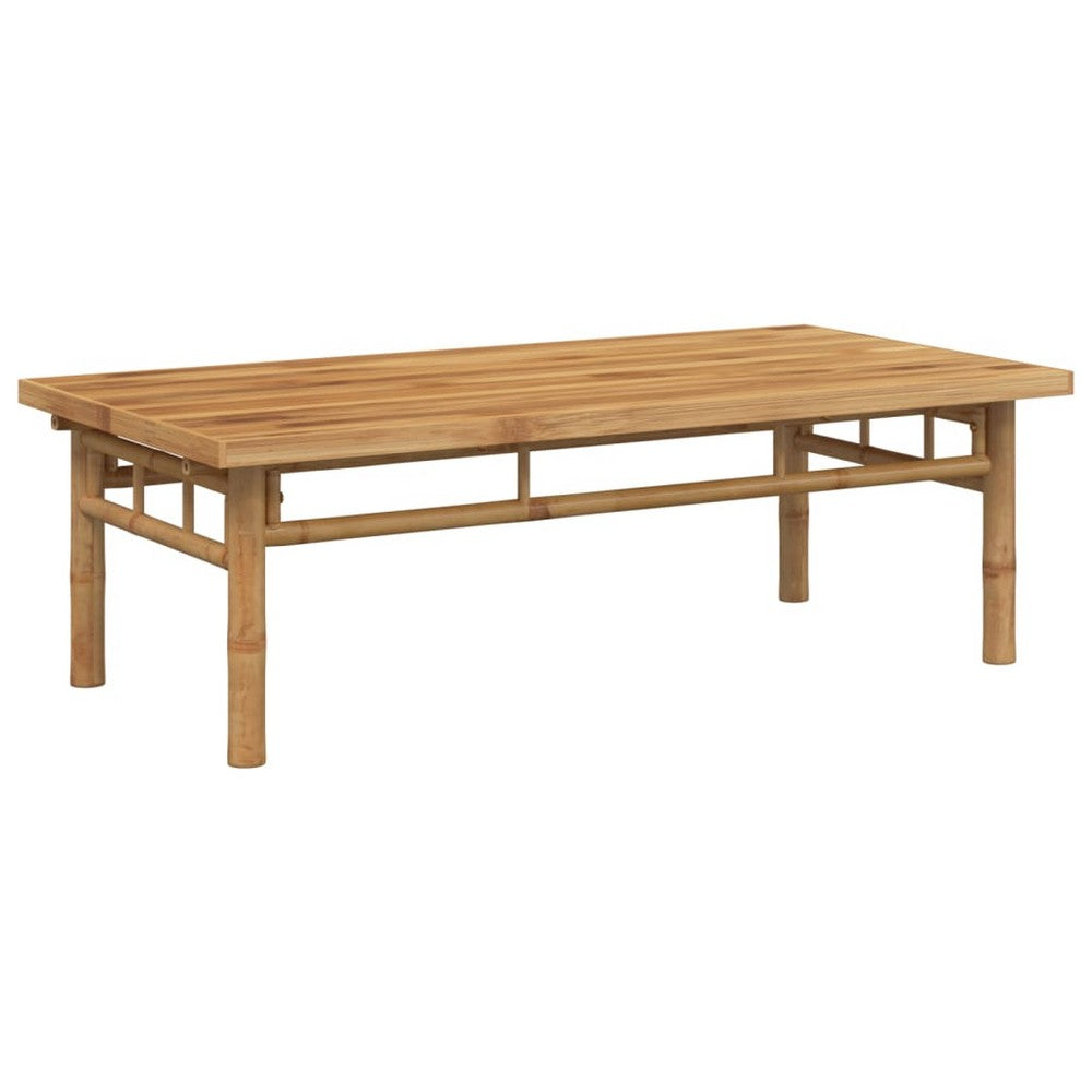 vidaXL Coffee Table 43.3"x21.7"x13.8" Bamboo