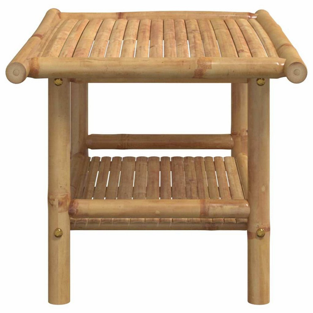 vidaXL Coffee Table 27.6"x15.7"x13.8" Bamboo
