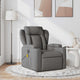 vidaXL Massage Recliner Chair Dark Gray Fabric