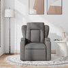 vidaXL Massage Recliner Chair Dark Gray Fabric
