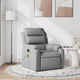 vidaXL Massage Recliner Chair Light Gray Fabric