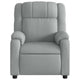 vidaXL Recliner Chair Light Gray Fabric