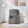 vidaXL Massage Recliner Chair Dark Gray Fabric