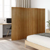 vidaXL Room Divider Brown Width 98.4" Height 65.0" Bamboo