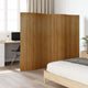 vidaXL Room Divider Brown Width 98.4" Height 65.0" Bamboo