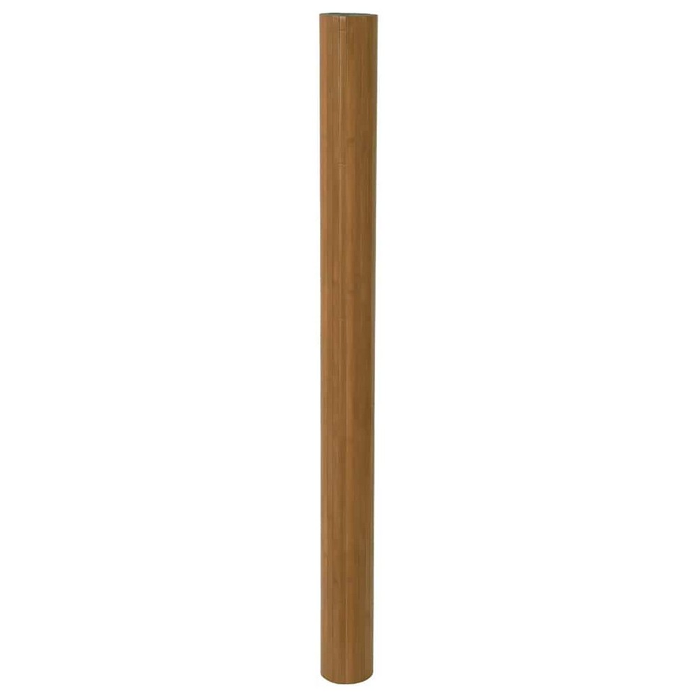 vidaXL Room Divider Brown Width 98.4" Height 65.0" Bamboo