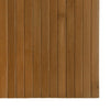 vidaXL Room Divider Brown Width 98.4" Height 65.0" Bamboo