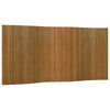 vidaXL Room Divider Brown Width 157.5" Height 65.0" Bamboo