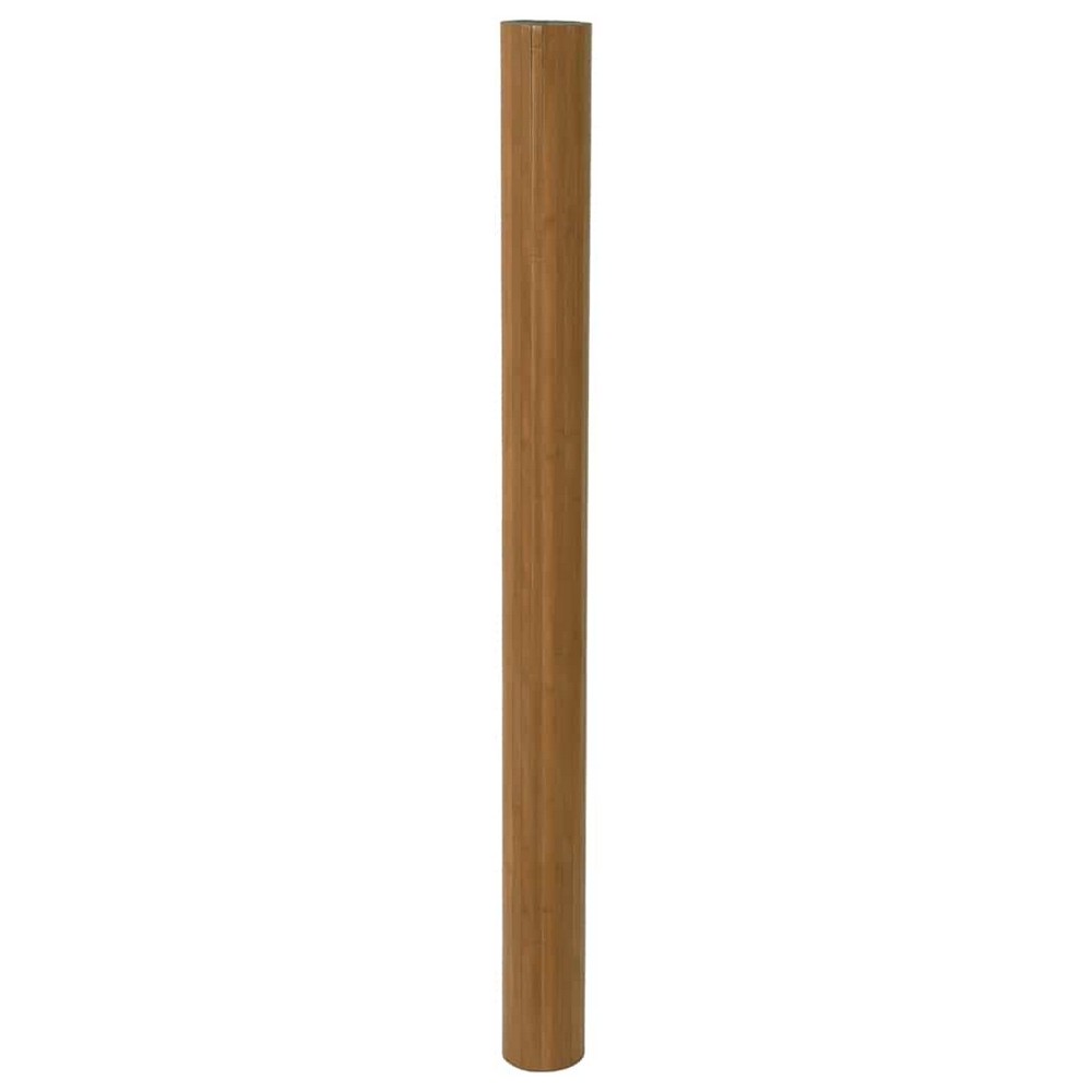vidaXL Room Divider Brown Width 157.5" Height 65.0" Bamboo