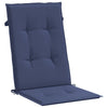 Amber Outdoor high back Chair Cushions | Set of 4 | Navy Blue Polyester