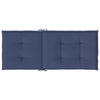 Amber Outdoor high back Chair Cushions | Set of 4 | Navy Blue Polyester