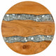 vidaXL Coffee Table Brown 15.75 x 15.75 x 17.72 in Solid Teak Wood