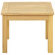vidaXL Coffee Table Light Acacia 17.72 x 17.72 x 14.17 in