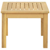 vidaXL Coffee Table Light Acacia 17.72 x 17.72 x 14.17 in