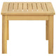 vidaXL Coffee Table Light Acacia 17.72 x 17.72 x 14.17 in