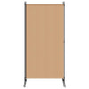 vidaXL 2-Panel Room Divider Beige 68.90 x 70.87 in Fabric