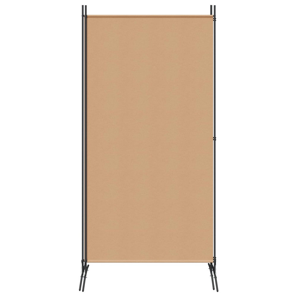 vidaXL 2-Panel Room Divider Beige 68.90 x 70.87 in Fabric