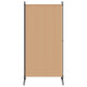 vidaXL 2-Panel Room Divider Beige 68.90 x 70.87 in Fabric