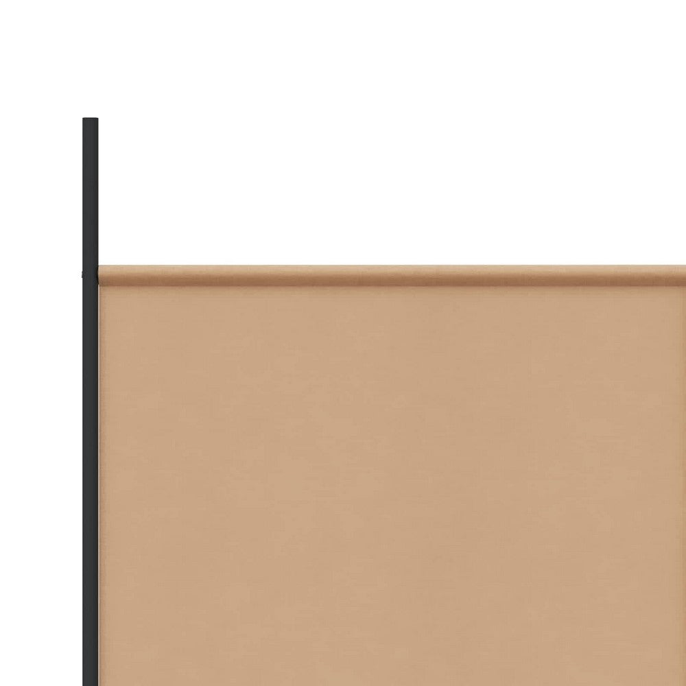 vidaXL 2-Panel Room Divider Beige 68.90 x 70.87 in Fabric