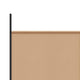 vidaXL 2-Panel Room Divider Beige 68.90 x 70.87 in Fabric