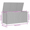 Cyrus Outdoor Storage Chest with Lift Lid | Steel | Brown Poly Rattan 47"