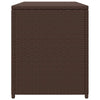 Cyrus Outdoor Storage Chest with Lift Lid | Steel | Brown Poly Rattan 47"